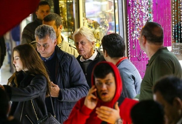 Michael Douglas a visité l'ancienne ville d'Ephèse avec ses enfants!