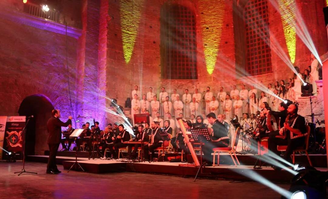 Le premier concert après la catastrophe du siècle est celui du chœur des civilisations d'Antakya !