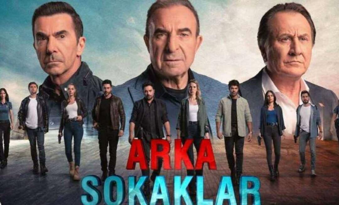 Transfert surprise dans la série télévisée Arka Sokaklar !