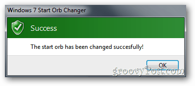 Démarrez Orb Changer - Success!