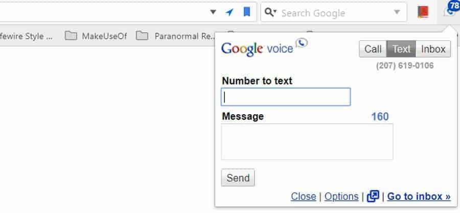 extension google voice chrome