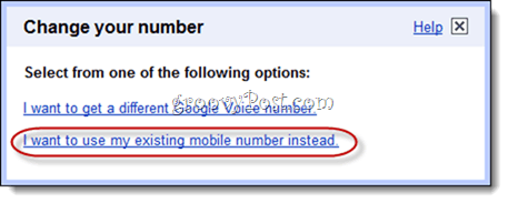 Numéro de téléphone du port Google Voice