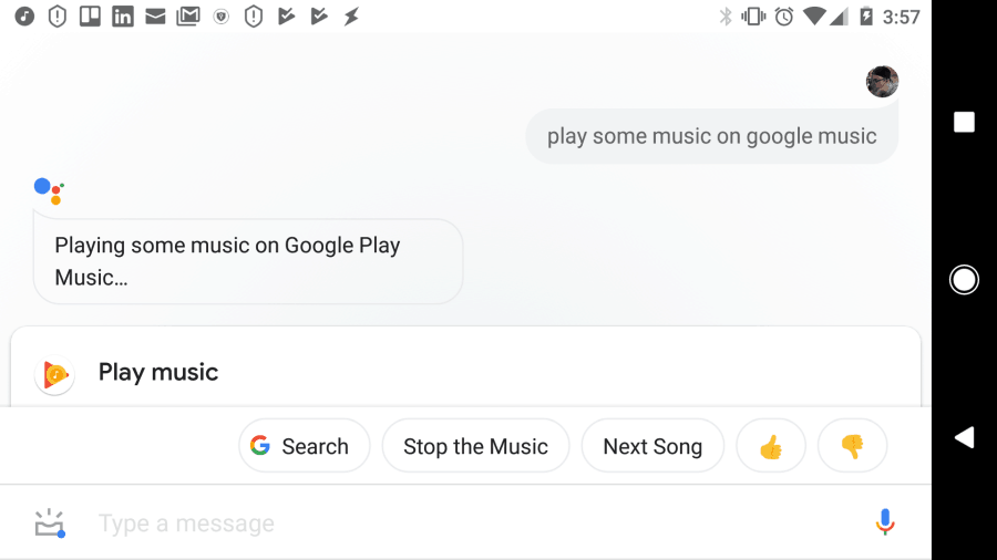 salut google jouer de la musique aléatoire