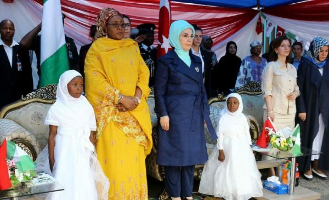 Merci d'Emine Erdoğan pour le soutien de Buhari !