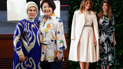 Les vêtements de la Première Dame sont marqués par le sommet du G 20!