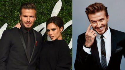 David Beckham avec sa femme Victoria Beckham Célébrer leur anniversaire de mariage était incroyable!