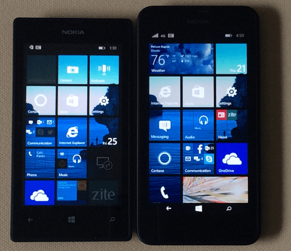 Nokia Lumia 520 et 635