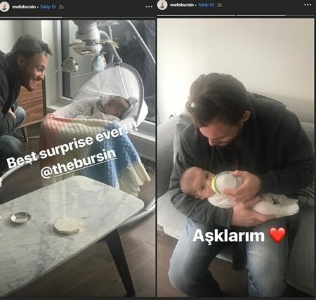 Les agréables moments de Kerem Bürsin avec son neveu