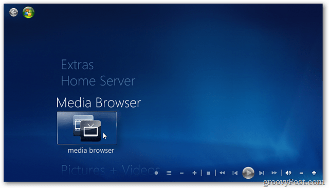 Regarder des podcasts vidéo dans Windows 7 Media Center
