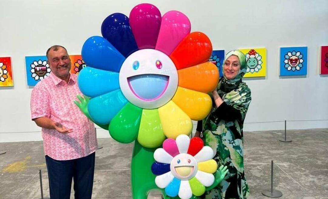 Murat Ülker a visité l'exposition avec sa femme Betül Ülker à Dubaï !