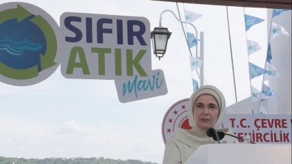 Premier appel de la Première Dame Erdoğan pour soutenir le projet «Zero Waste Blue»