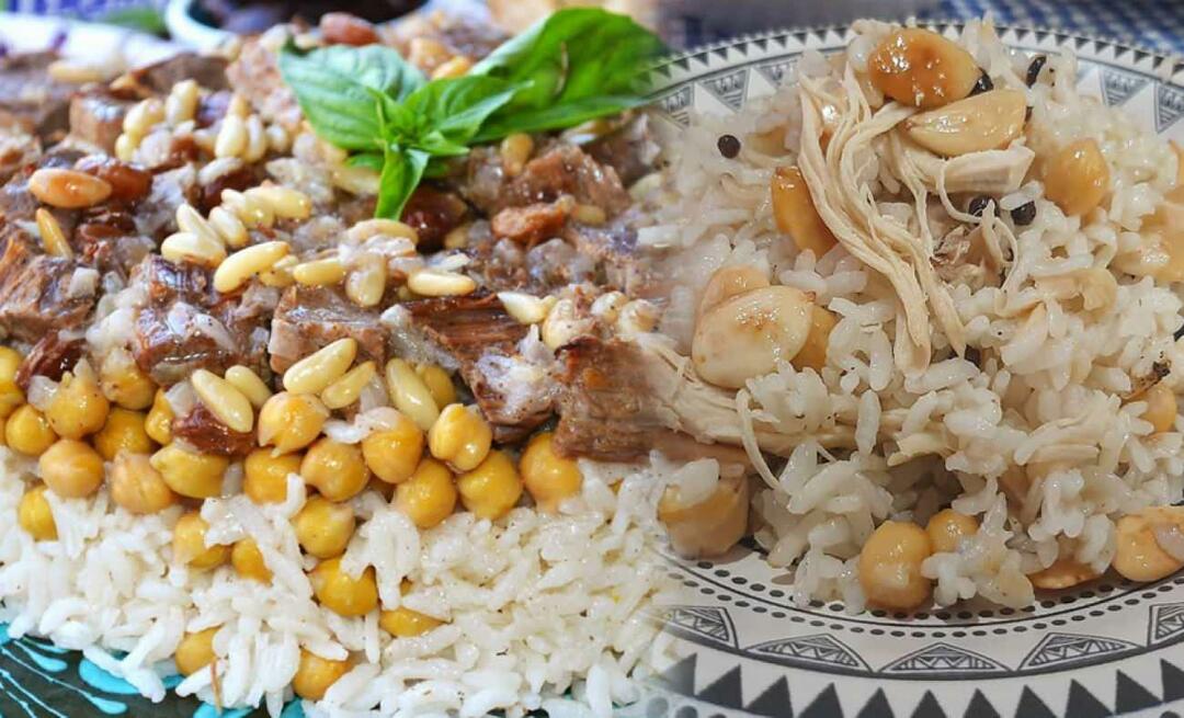 Comment faire du pilaf Divrigi? La célèbre recette de pilaf divriği de Sivas