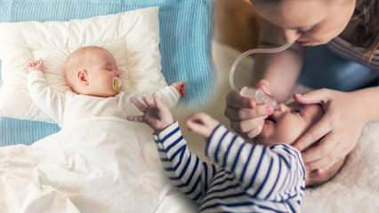 Comment nettoyer le nez des bébés sans mal? Congestion nasale et méthode de nettoyage chez les nourrissons
