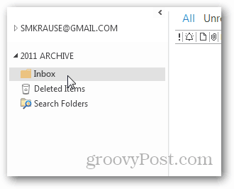 comment créer un fichier pst pour Outlook 2013 - nouvelle boîte de réception de dossier