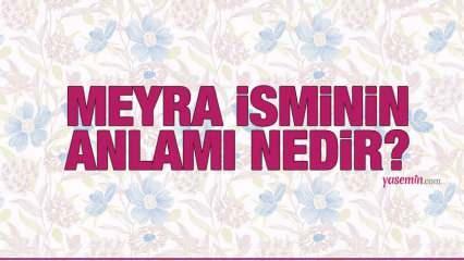 Quelle est la signification du prénom Meyra? Le nom de Meyra est le Coran