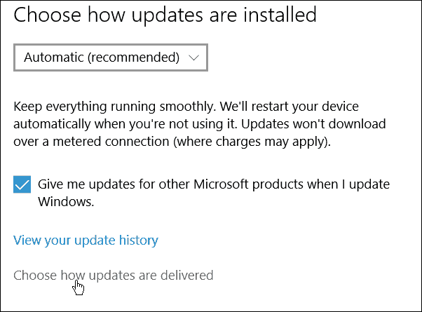 Empêcher Windows 10 de partager vos mises à jour Windows avec d'autres ordinateurs