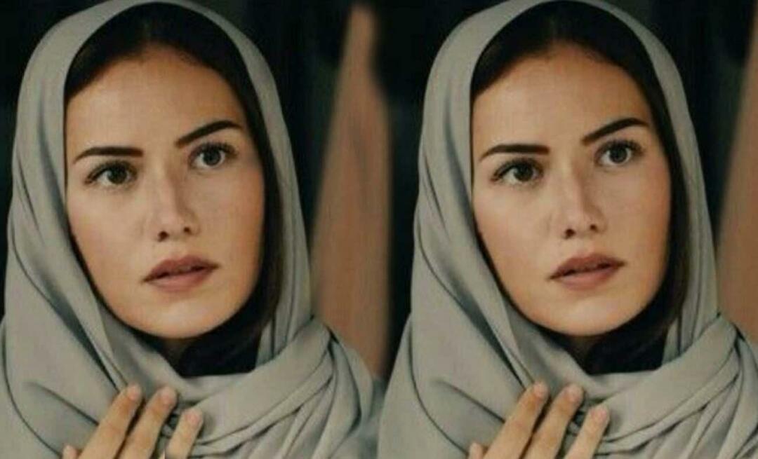 Les cadres du hijab de Fahriye Evcen, qui est devenue mère pour la deuxième fois, sont passés au premier plan !