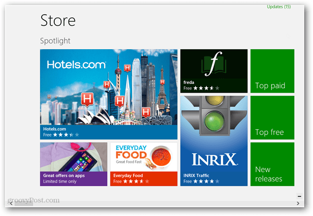 Microsoft Apps Store activé sur Windows To Go