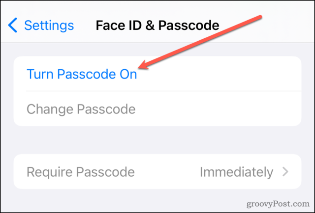 iOS 17 Activer le code d'accès