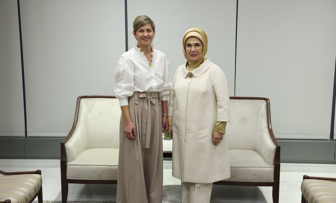 La Première Dame Erdoğan a rencontré l'épouse du Président de la Colombie !