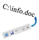 Comment afficher l'emplacement d'un fichier dans la barre d'outils d'accès rapide Office 2010