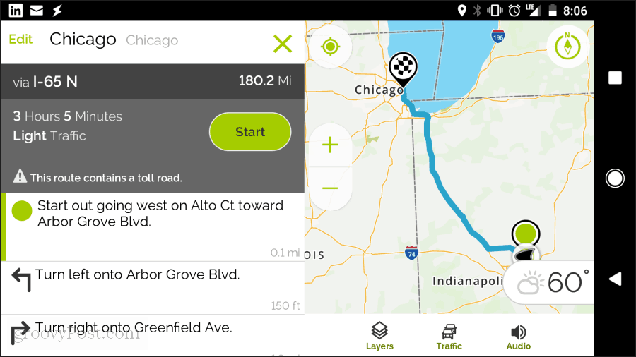 application mobile mapquest