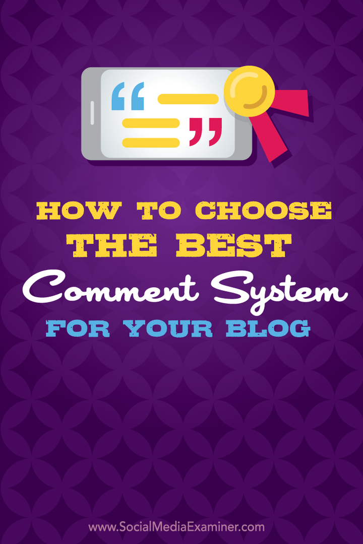 comment choisir le meilleur système de commentaires pour votre blog