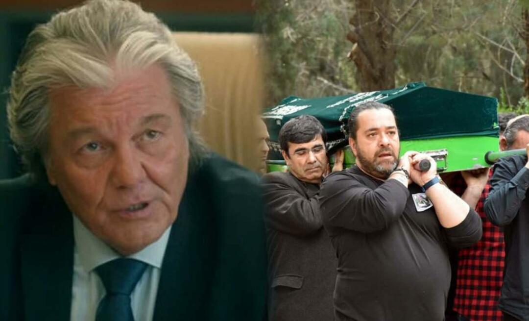 L'acteur Kazım Akşar a fait ses adieux à son dernier voyage
