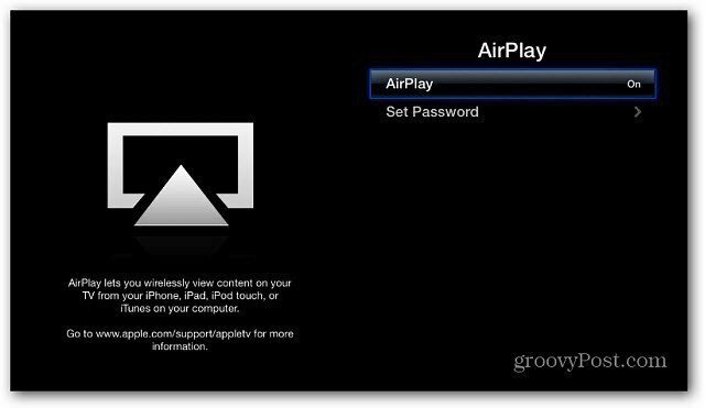Apple TV compatible AirPlay