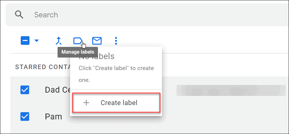  étiquette créer une liste de diffusion de groupe dans gmail