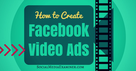 créer des publicités vidéo Facebook