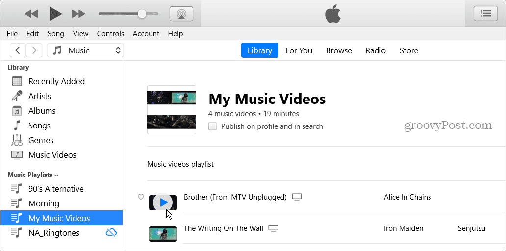 Comment créer des listes de lecture vidéo sur Apple Music