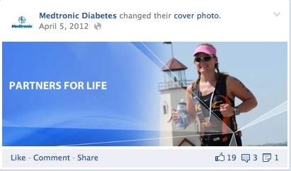 medtronic diabète première bannière facebook