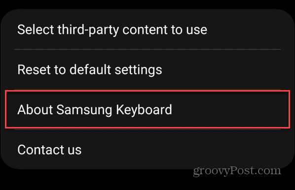Le clavier Android ne s'affiche pas
