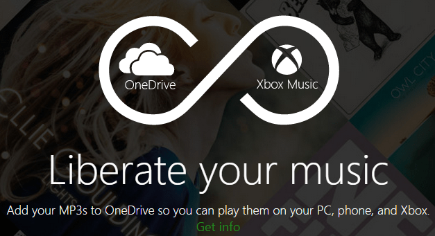 Accédez à votre collection musicale depuis OneDrive via Xbox Music