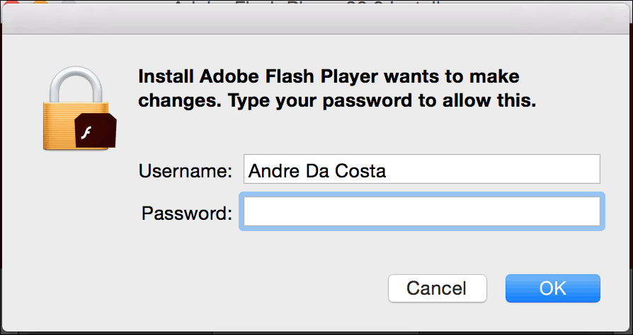 Installer Flash 4