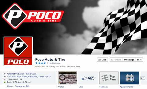 page facebook de poco auto et pneu