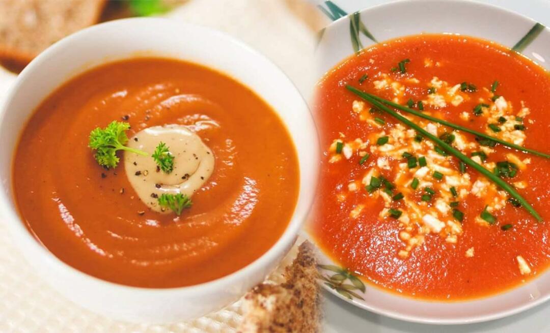Comment faire de la soupe de poivron rouge? La recette de soupe aux poivrons rouges la plus simple
