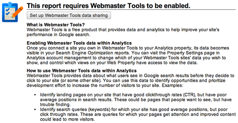 configuration des outils google webmaster