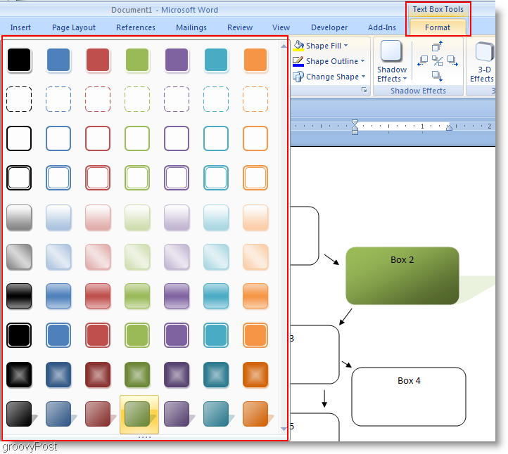 Comment faire un organigramme dans Microsoft Word 2007