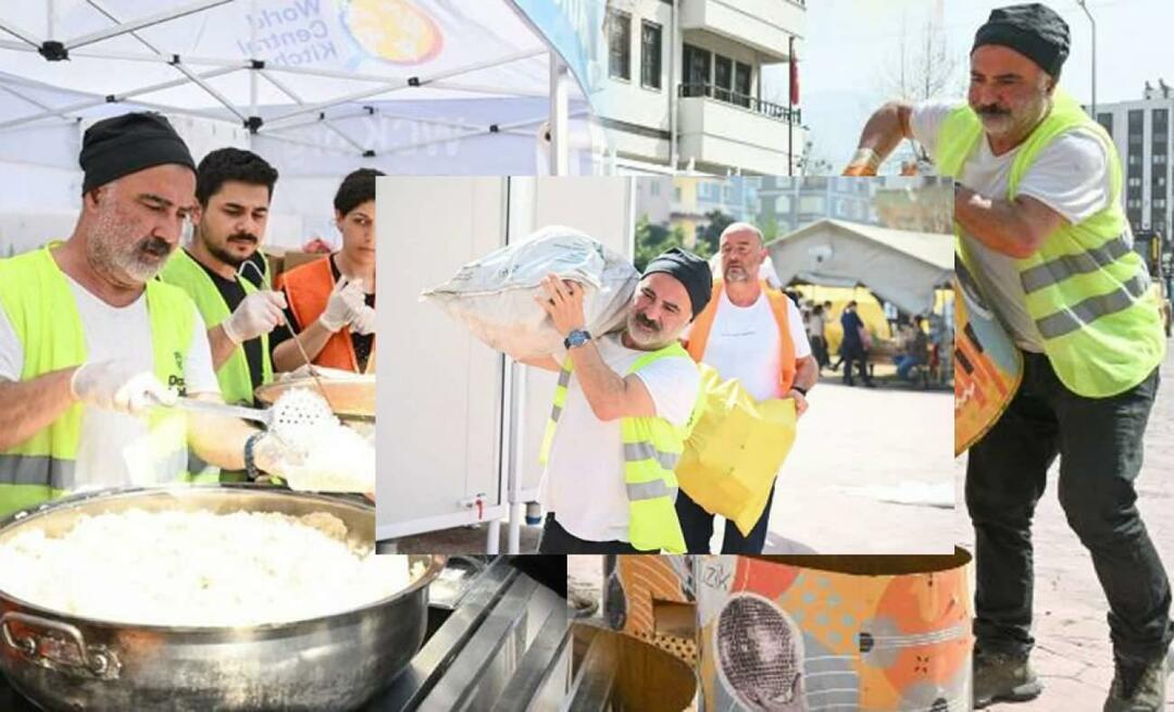 L'épicerie Erdal de Leyla et Majnun s'est précipitée au secours des victimes du tremblement de terre! Solidarité de Cengiz Bozkurt
