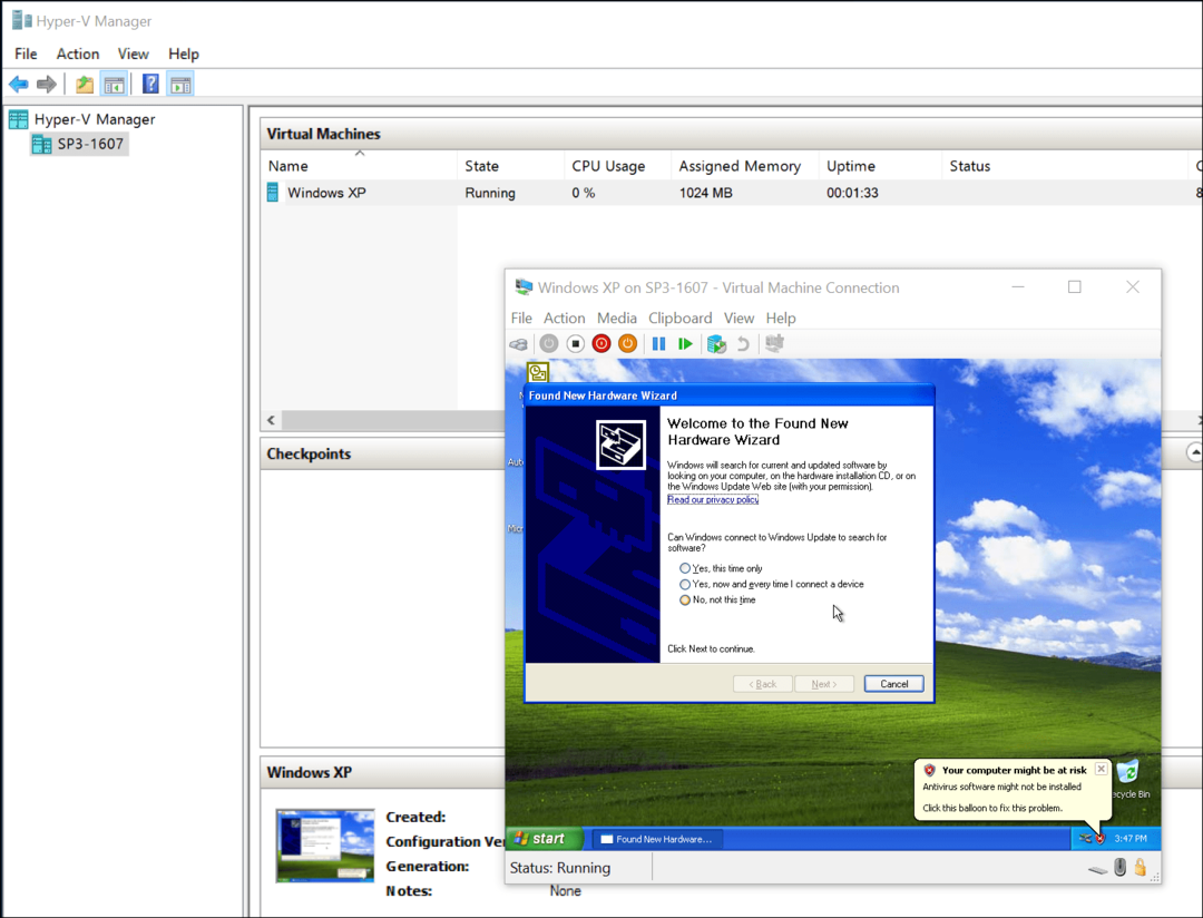 Comment migrer des machines virtuelles VirtualBox vers Windows 10 Hyper-V