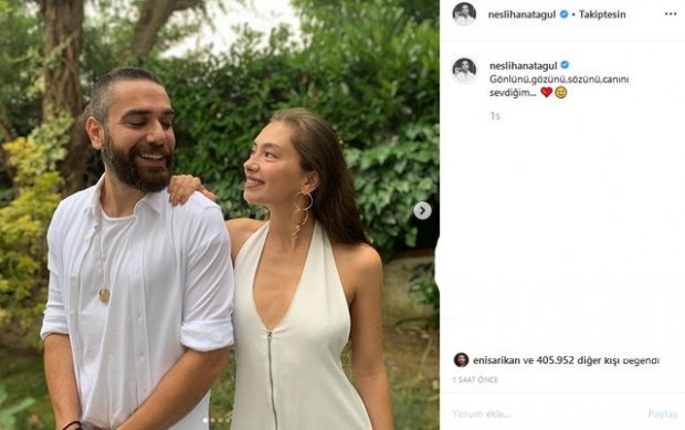 Partage romantique entre Neslihan Atagül et Kadir Doğulu!