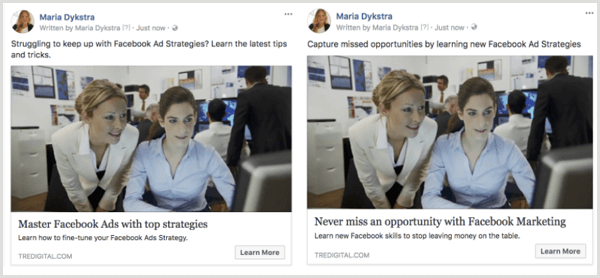Comment utiliser les publicités Facebook pour une étude de marché: Social Media Examiner