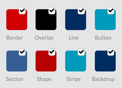 Choisissez les couleurs de mise en page pour votre projet RelayThat.