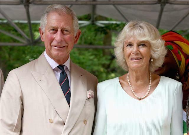 Le roi Charles et sa femme Camilla