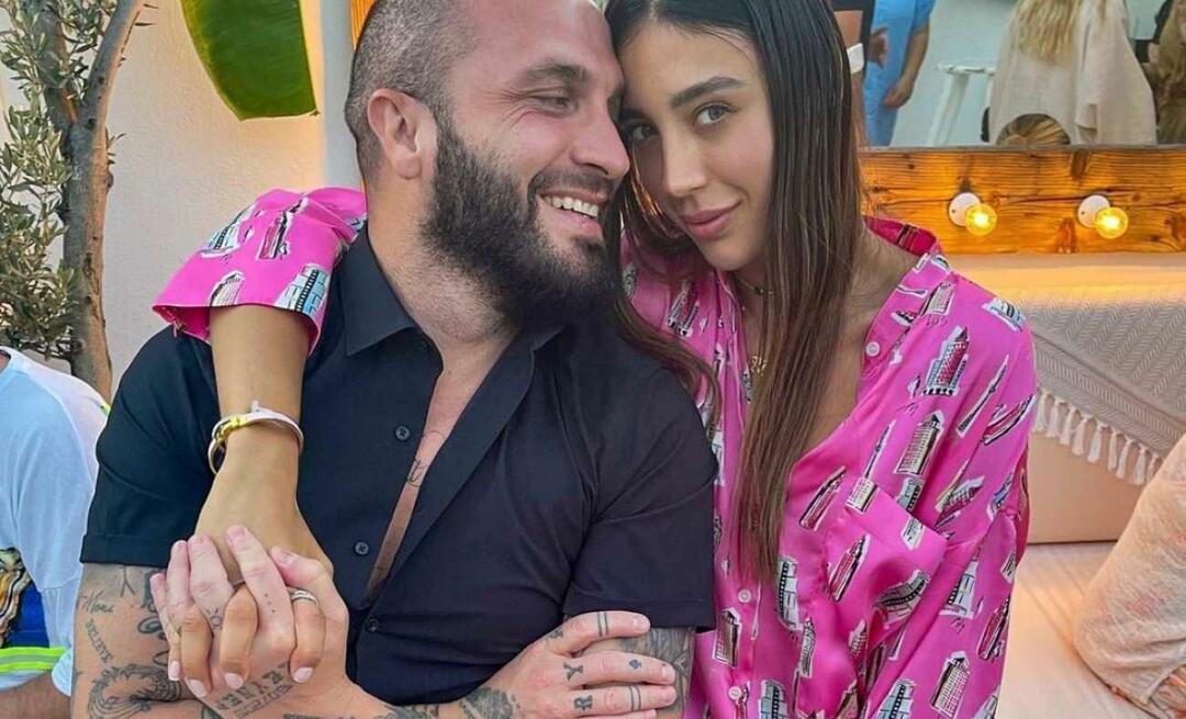 Berkay Şahin n'a pas eu pitié de l'argent pour l'anniversaire de sa femme! L'argent qu'il a donné à un sac était étonnant