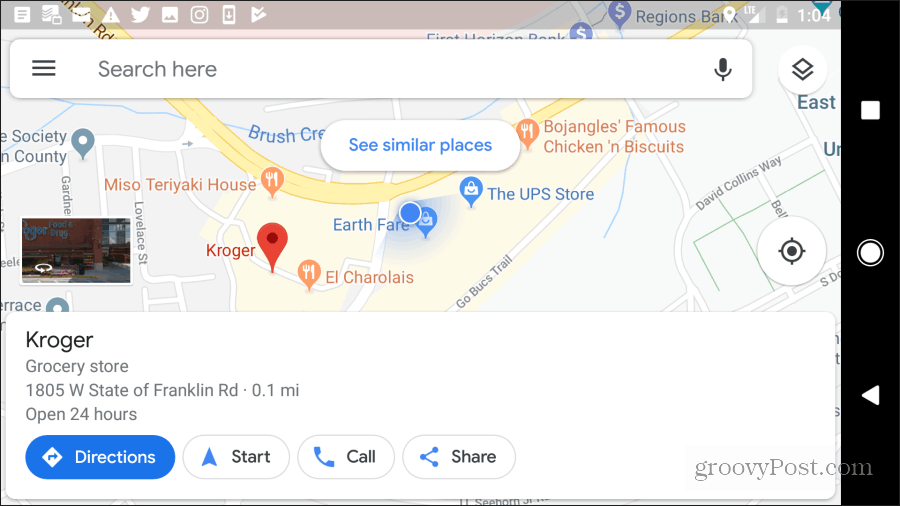 itinéraires à pied google maps