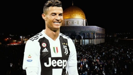 Don significatif du footballeur mondialement connu Ronaldo à la Palestine!