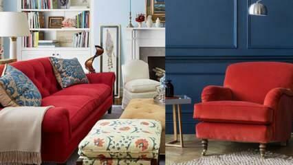 Comment faire de la déco rouge pour la maison? Comment la couleur rouge est-elle utilisée en décoration ?